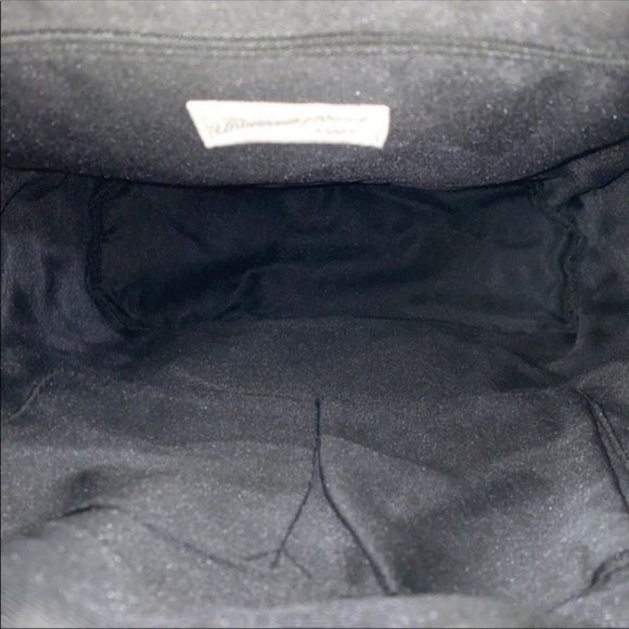 🌺 Universal Thread Faux Leather Black Backpack Bag- w/Flap Snap NEW with Tags - Picture 7 of 12